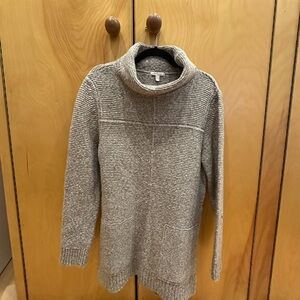 Barbour Women's Tan Cowl Neck Sweater